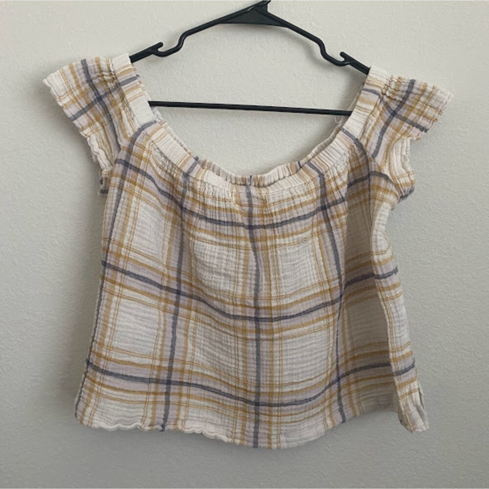 Cloth & Stone Off The Shoulder Blouse L